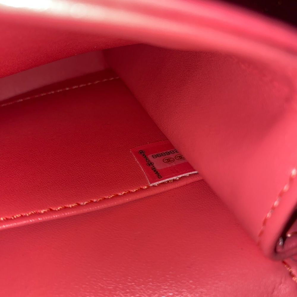 Pink Quilted Rectangular Flap Mini Light Hardware - image 11